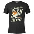 thumbnail image 1 of Disney Donald Duck Halloween Costume I’m Quackers 4 Treats - Short Sleeve Blended T-Shirt for Adults - Customized-Black Snow Heather, 1 of 5