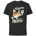thumbnail image 1 of Disney Donald Duck Halloween Costume I’m Quackers 4 Treats - Short Sleeve Cotton T-Shirt for Adults - Customized-Black, 1 of 5
