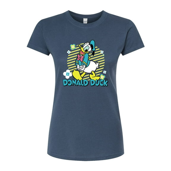 Disney - Donald Duck  - Juniors Fitted Graphic T-Shirt