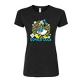 thumbnail image 1 of Disney - Donald Duck  - Juniors Fitted Graphic T-Shirt, 1 of 5