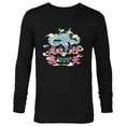 thumbnail image 1 of Disney Donald Duck Lunar New Year Flying Dragon in the Sky - Long Sleeve T-Shirt for Men - Customized-Black, 1 of 5