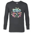 thumbnail image 1 of Disney Donald Duck Lunar New Year Flying Dragon in the Sky - Long Sleeve T-Shirt for Men - Customized-Charcoal Heather, 1 of 5
