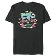 thumbnail image 1 of Disney Donald Duck Lunar New Year Flying Dragon in the Sky - Short Sleeve Blended T-Shirt for Adults - Customized-Dark Heather, 1 of 5