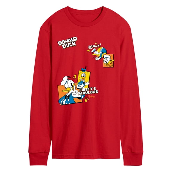 Disney - Donald Duck - Men's Long Sleeve Graphic T-Shirt
