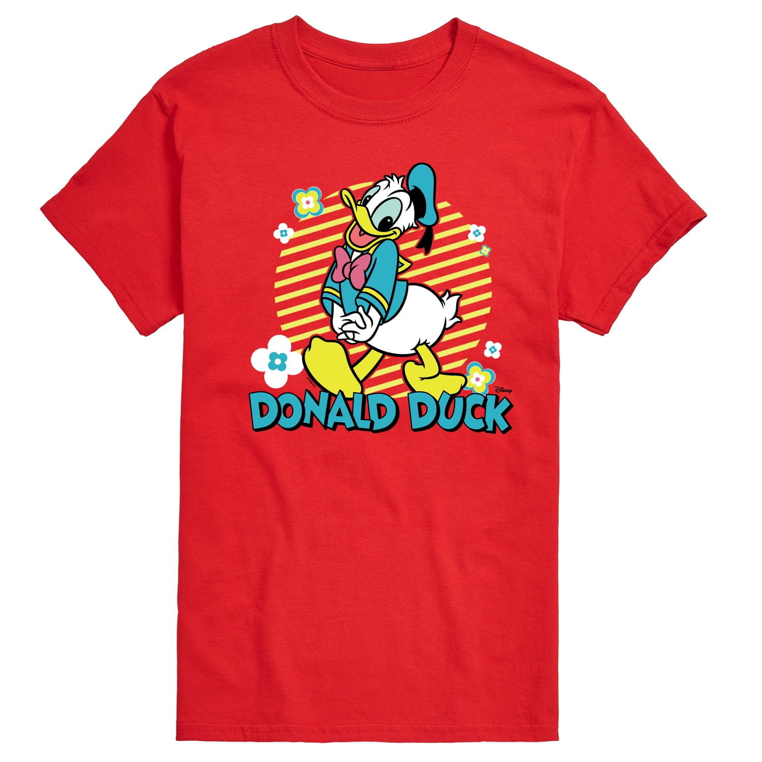 Disney Donald Duck Men's Short Sleeve Graphic TShirt
