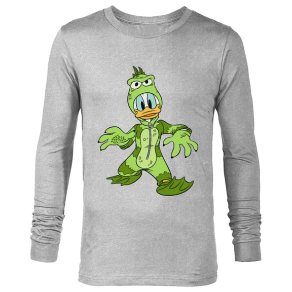 Disney Donald Duck Monster Halloween Costume - Long Sleeve T-Shirt for Men - Customized-Athletic Heather