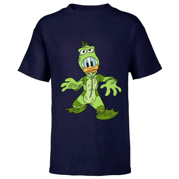 Disney Donald Duck Monster Halloween Costume - Short Sleeve T-Shirt for Kids - Customized-Navy