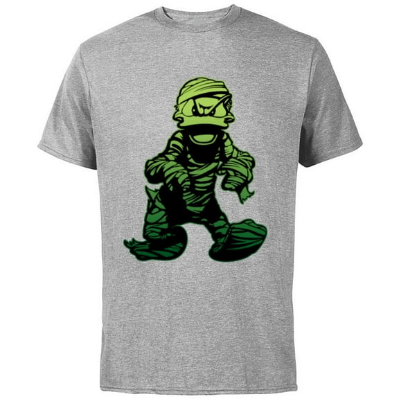 Disney Donald Duck Mummy Halloween Costume - Short Sleeve Cotton T-Shirt for Adults - Customized-Athletic Heather