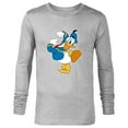 thumbnail image 1 of Disney Donald Duck Ready To Go - Long Sleeve T-Shirt for Men -Customized-Athletic Heather, 1 of 5