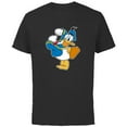 thumbnail image 1 of Disney Donald Duck Ready To Go - Short Sleeve Cotton T-Shirt for Adults -Customized-Black, 1 of 5