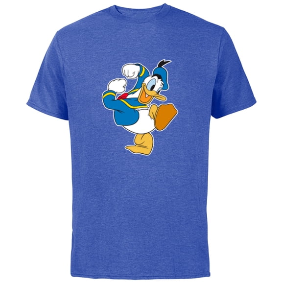 Disney Donald Duck Ready To Go - Short Sleeve Cotton T-Shirt for Adults -Customized-Royal Heather