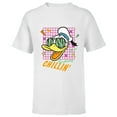 thumbnail image 1 of Disney Donald Duck Retro 1980s Birthday Chillin’ - Short Sleeve T-Shirt for Kids - Customized-White, 1 of 5