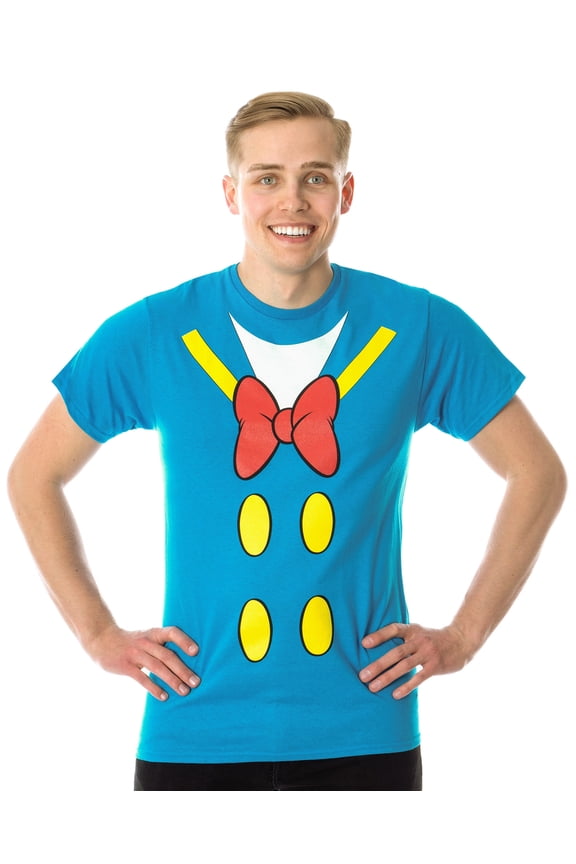 Disney Donald Duck Shirt Men's I Am Donald Costume Classic Cartoon Adult Licensed T-Shirt
