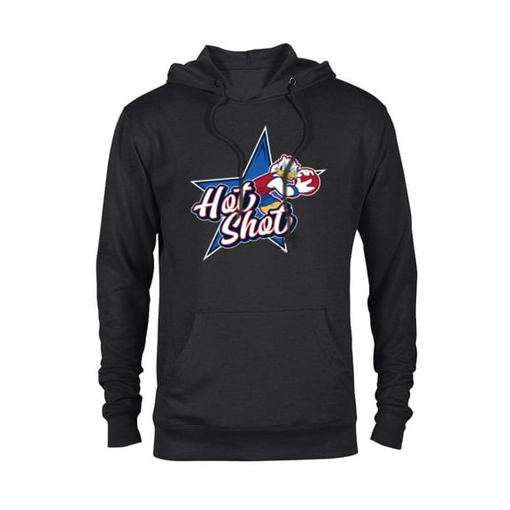 Disney Donald Duck Sports Basketball Star Hot Shot - Pullover Hoodie for Adults - Customized-Black