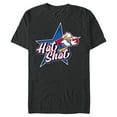 thumbnail image 1 of Disney Donald Duck Sports Basketball Star Hot Shot - Short Sleeve Blended T-Shirt for Adults - Customized-Dark Heather, 1 of 5