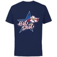 thumbnail image 1 of Disney Donald Duck Sports Basketball Star Hot Shot - Short Sleeve Cotton T-Shirt for Adults - Customized-Navy, 1 of 5