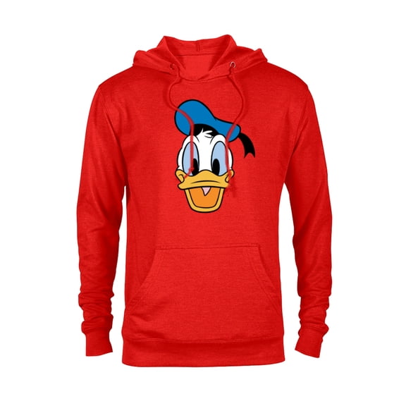 Disney Donald Duck Three Caballeros Trip Matching Big Face - Pullover Hoodie for Adults - Customized-Red