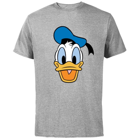 Disney Donald Duck Three Caballeros Trip Matching Big Face - Short Sleeve Cotton T-Shirt for Adults - Customized-Athletic Heather