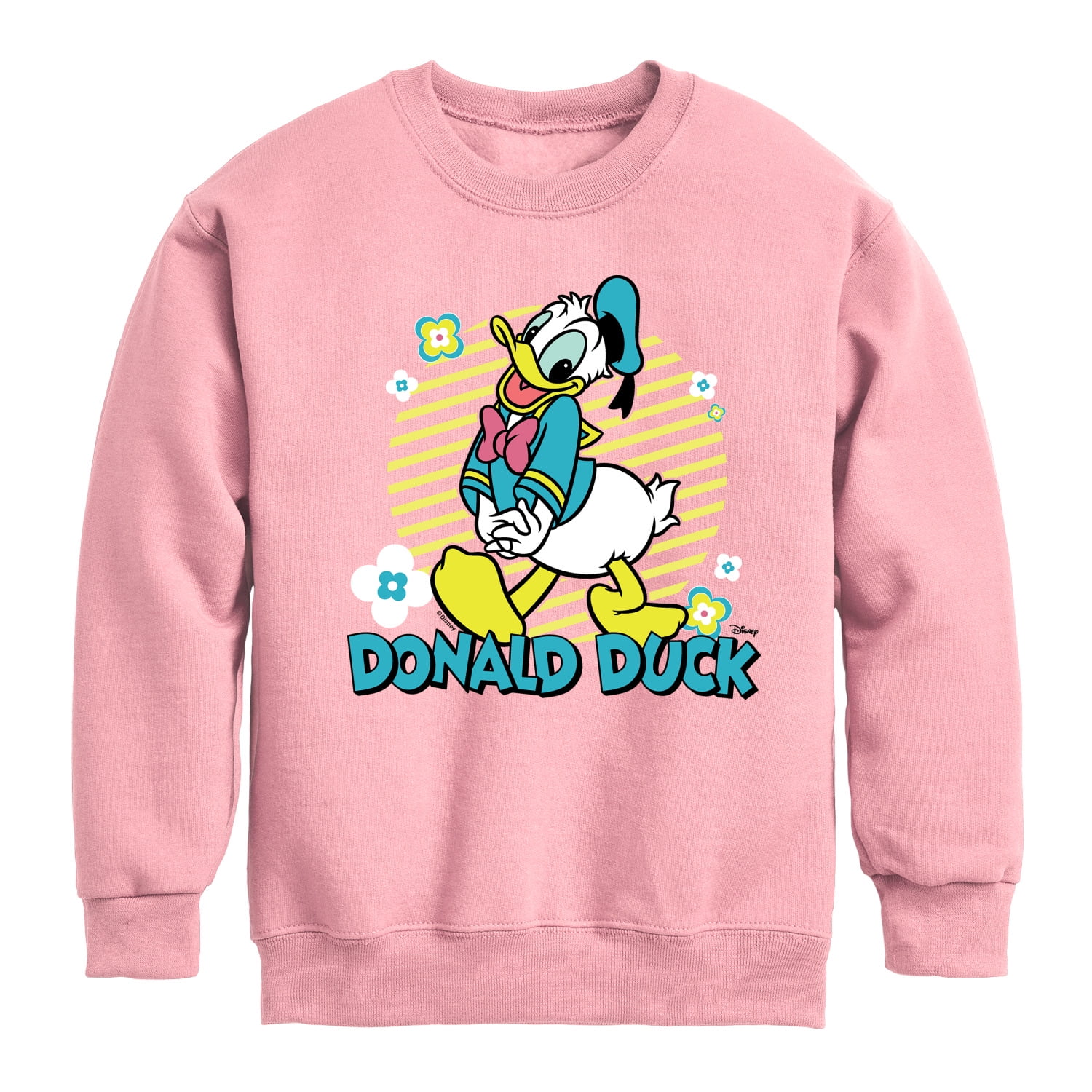 Disney - Donald Duck - Toddler & Youth Crewneck Fleece Sweatshirt ...
