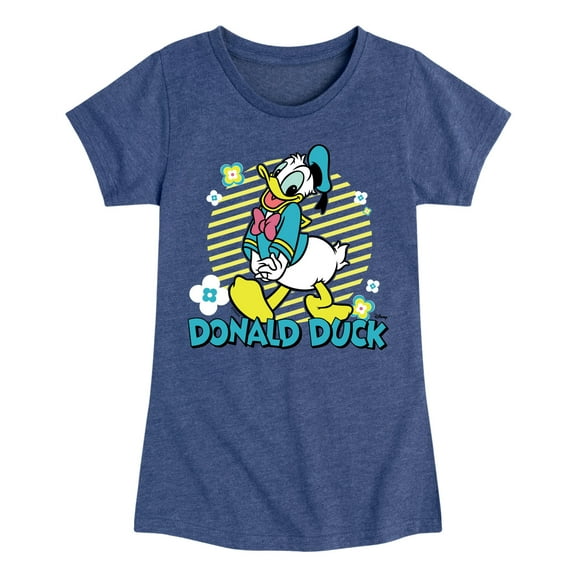 Disney - Donald Duck - Toddler & Youth Girls Short Sleeve Graphic T-Shirt