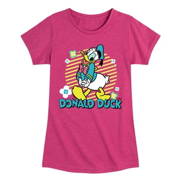 Disney - Donald Duck - Toddler & Youth Girls Short Sleeve Graphic T-Shirt