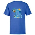 thumbnail image 1 of Disney Donald Duck Varsity 34 - Short Sleeve T-Shirt for Kids - Customized-Royal, 1 of 5
