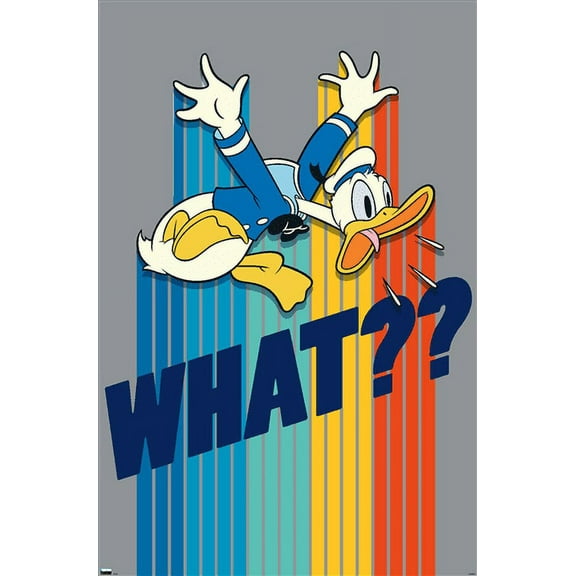 Disney Donald Duck - What Wall Poster, 14.725" x 22.375"