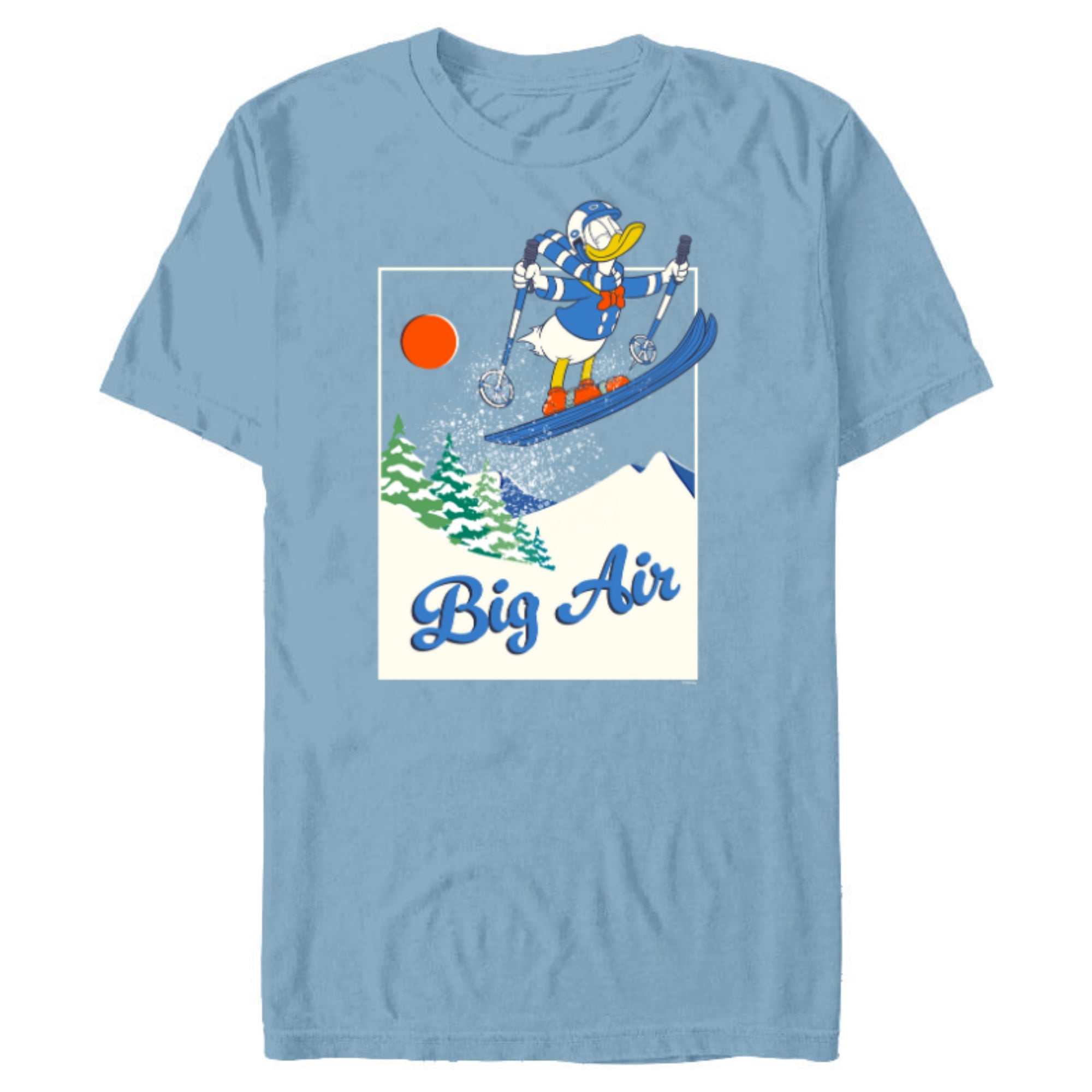 Disney Donald Duck Winter Sports Skiing Retro Ski Big Air Short