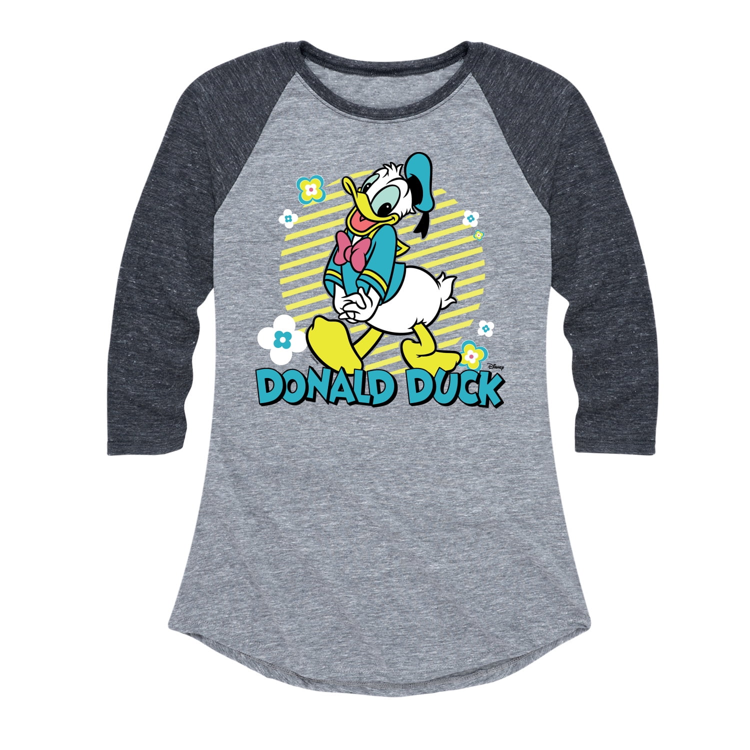 Disney - Donald Duck - Women\'s Raglan Graphic T-Shirt