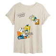 thumbnail image 1 of Disney - Donald Duck - Juniors Oversized Graphic T-Shirt, 1 of 4