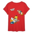 thumbnail image 1 of Disney - Donald Duck - Juniors Oversized Graphic T-Shirt, 1 of 4