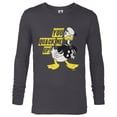 thumbnail image 1 of Disney Donald Duck You Quack Me Up Vintage Classics - Long Sleeve T-Shirt for Men - Customized-Charcoal Heather, 1 of 5