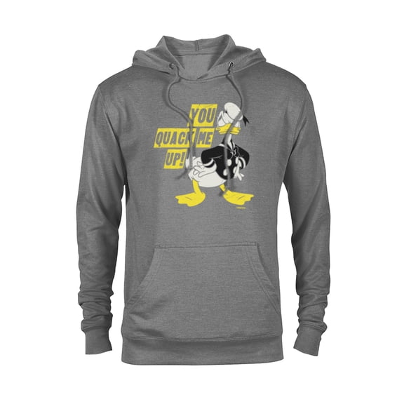 Disney Donald Duck You Quack Me Up Vintage Classics - Pullover Hoodie for Adults - Customized-Athletic Heather