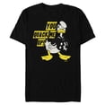 thumbnail image 1 of Disney Donald Duck You Quack Me Up Vintage Classics - Short Sleeve Blended T-Shirt for Adults - Customized-Black, 1 of 5