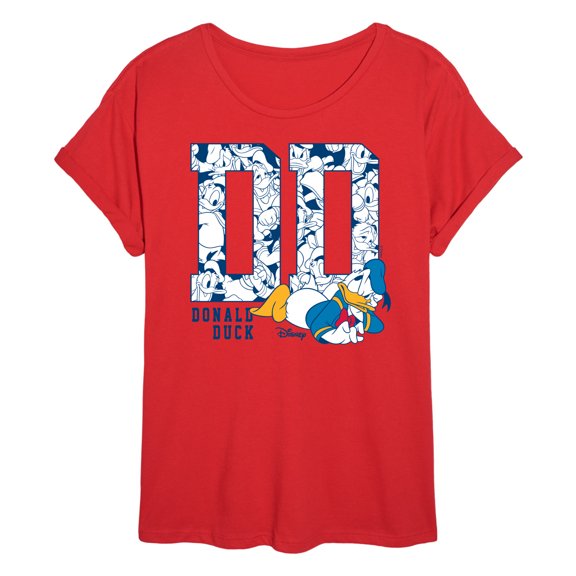 Disney - Donald Ears - Womens Oversized Graphic T-Shirt