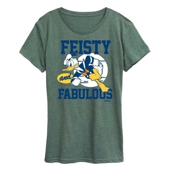 Disney - Donald Feisty And Fabulous Women's Short Sleeve Graphic T-Shirt