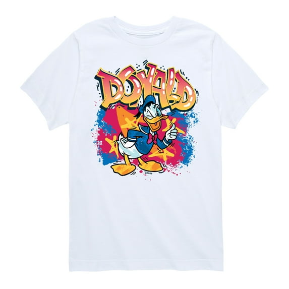 Disney - Donald Graffiti - Toddler & Youth Short Sleeve Graphic T-Shirt