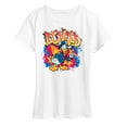 thumbnail image 1 of Disney - Donald Graffiti  - Women's Short Sleeve Graphic T-Shirt, 1 of 5
