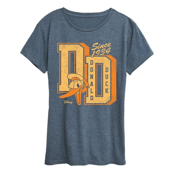 Disney - Donald Letterman - Women's Short Sleeve Graphic T-Shirt