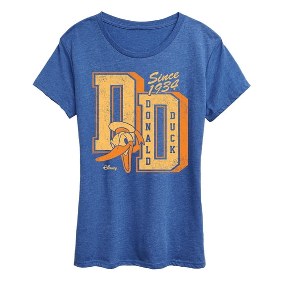 Disney - Donald Letterman - Women's Short Sleeve Graphic T-Shirt