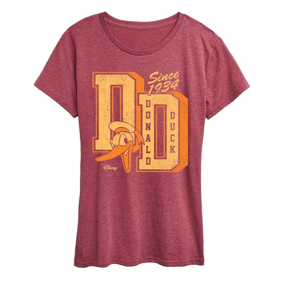 Disney - Donald Letterman - Women's Short Sleeve Graphic T-Shirt