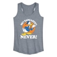 thumbnail image 1 of Disney - Donald Me Sarcastic Never - Women's Racerback Tank Top, 1 of 5