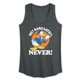 thumbnail image 1 of Disney - Donald Me Sarcastic Never - Women's Racerback Tank Top, 1 of 5