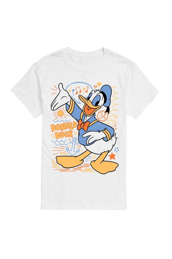 - Donald Scribble - Men's Short Sleeve Graphic T-Shirt