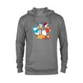 thumbnail image 1 of Disney Donald and Daisy Sweethearts Valentine’s Day - Pullover Hoodie for Adults – Customized-Graphite Heather, 1 of 5