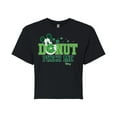 thumbnail image 1 of Disney - Donut Pinch Me - Juniors Cropped Cotton Blend T-Shirt, 1 of 5
