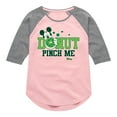 thumbnail image 1 of Disney - Donut Pinch Me - Toddler And Youth Girls Raglan Graphic T-Shirt, 1 of 5