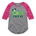 thumbnail image 1 of Disney - Donut Pinch Me - Toddler And Youth Girls Raglan Graphic T-Shirt, 1 of 5