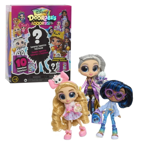 Disney Doorables ADOORBS Dolls, Collectible and Fashionable Dolls, Inspired by Disney Characters, Kids Toys for Ages 5 Up