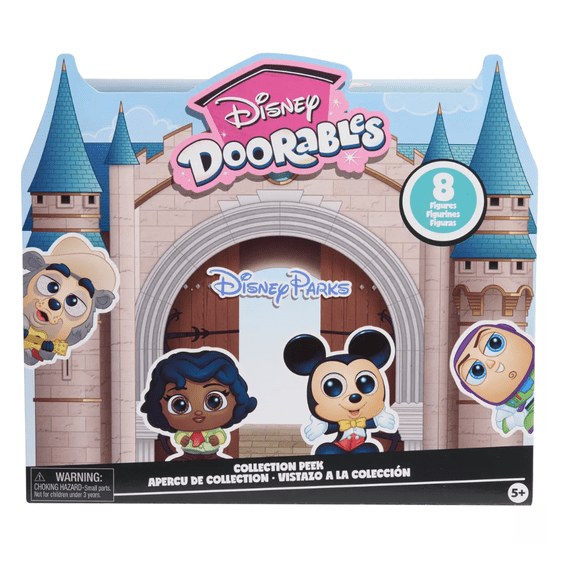 Disney Doorables Disney Parks Collection Peek Figure Set, 8 Figures